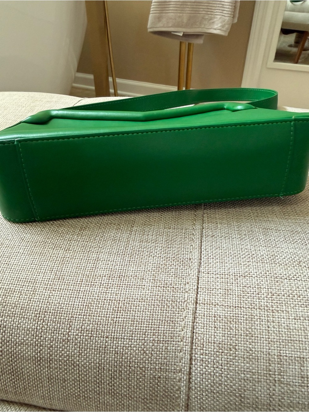 Mansur Gavriel Emerald Green Shoulder Bag - Picture 4 of 9